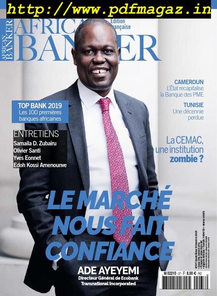 African Banker – novembre 2019 Cover