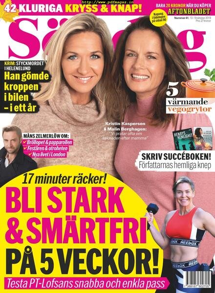 Aftonbladet SOndag – 13 oktober 2019 Cover