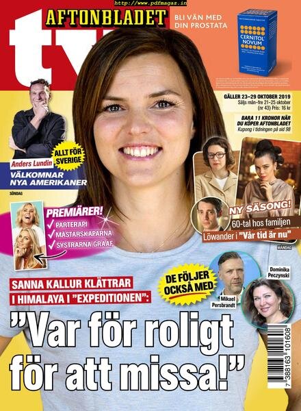 Aftonbladet TV – 21 oktober 2019 Cover
