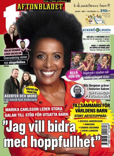 Aftonbladet TV – 30 september 2019 Cover