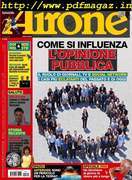 Airone N.461 – Settembre 2019 Cover