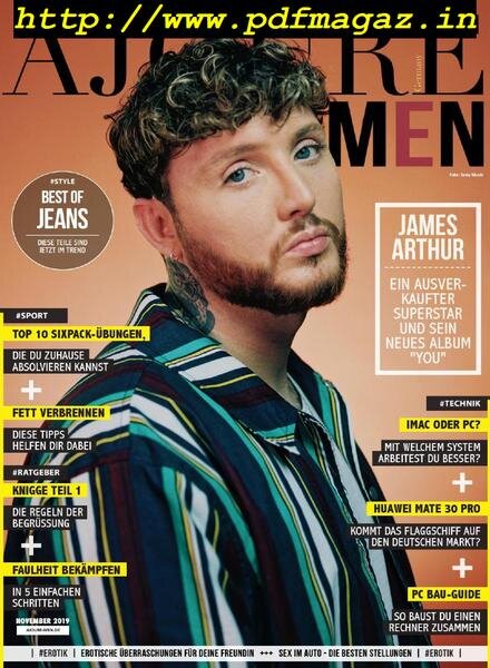 Ajoure Men – November 2019 Cover