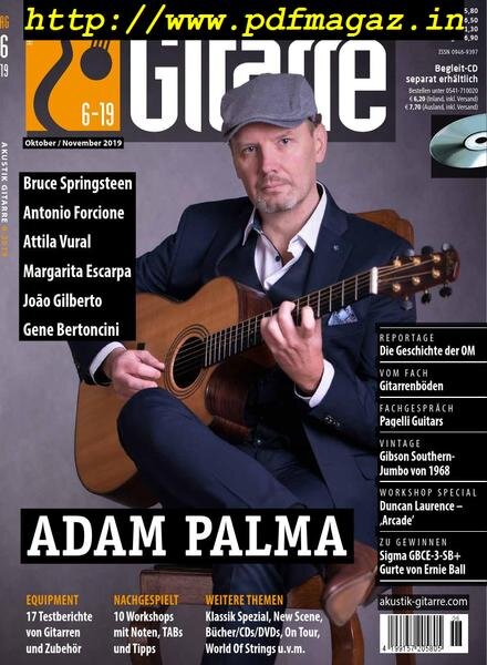 Akustik Gitarre – Oktober-November 2019 Cover
