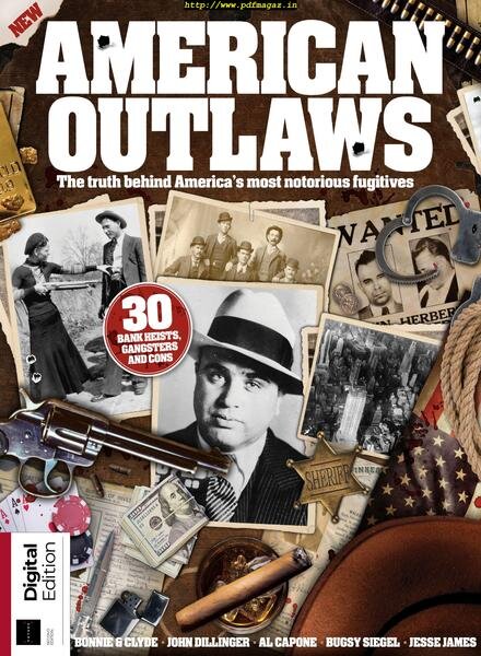 All About History – Book of American Outlaws – October 2019 Cover