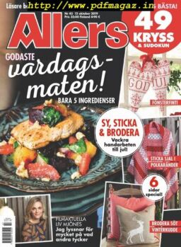 Allers – 15 oktober 2019