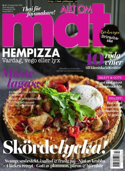 Allt om mat – 19 september 2019 Cover