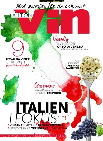 Allt om vin – 26 september 2019 Cover