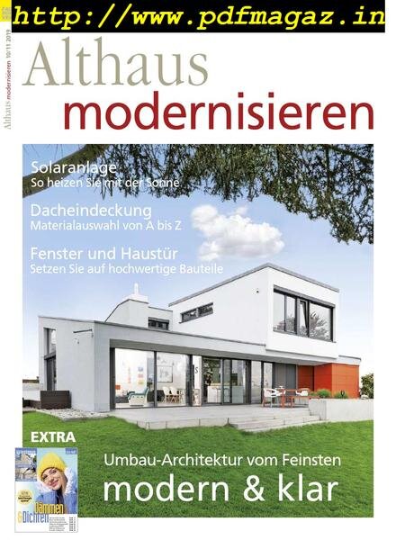 Althaus Modernisieren – September 2019 Cover