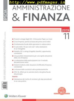 Amministrazione & Finanza – Novembre 2019
