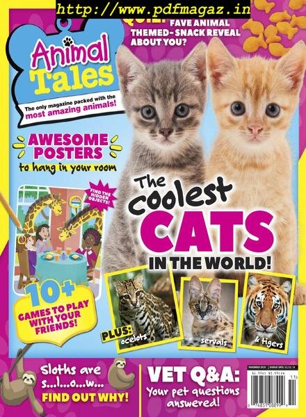 Animal Tales – November 2019 Cover