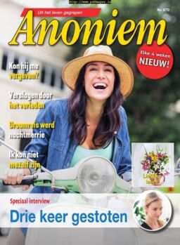 Anoniem – augustus 2019