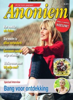 Anoniem – september 2019