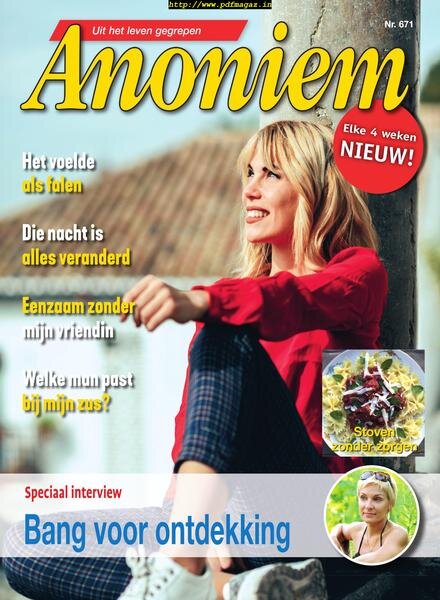 Anoniem – september 2019 Cover