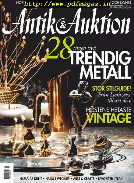 Antik & Auktion – oktober 2019 Cover