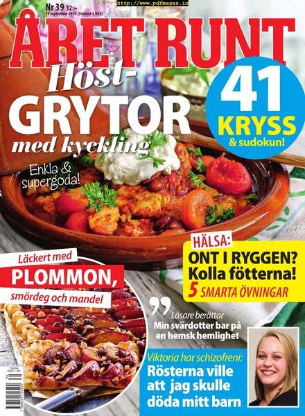 aret Runt – 19 september 2019 Cover