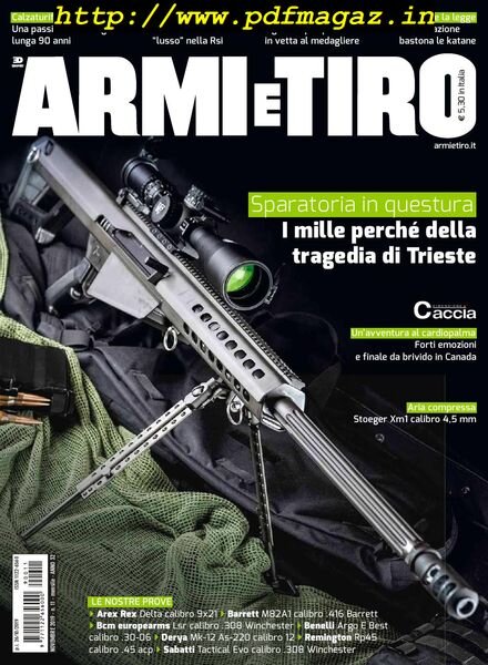 Armi e Tiro – Novembre 2019 Cover