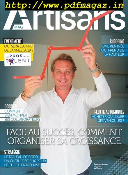 Artisans Mag – septembre 2019 Cover