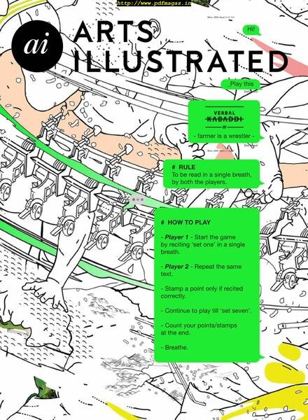 Arts Illustrated – October-November 2019 Cover