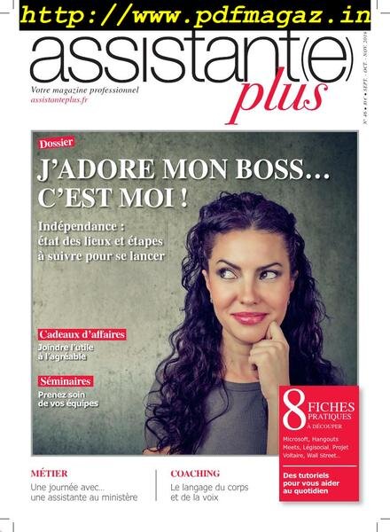 Assistante Plus – septembre 2019 Cover