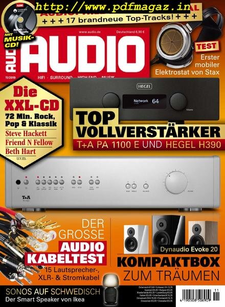 Audio – November 2019 Cover