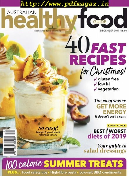 Australian Healthy Food Guide – December 2019 Cover