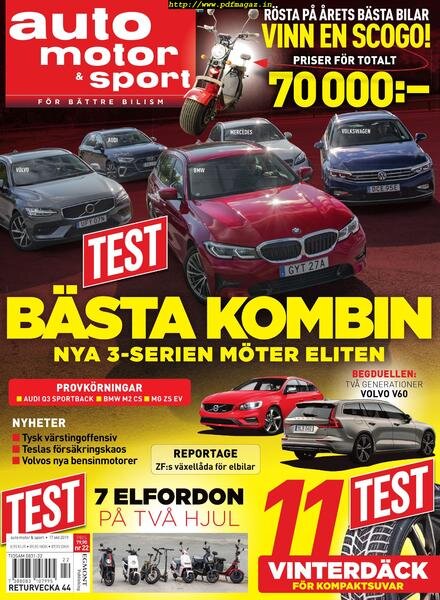 Auto Motor & Sport – 11 oktober 2019 Cover