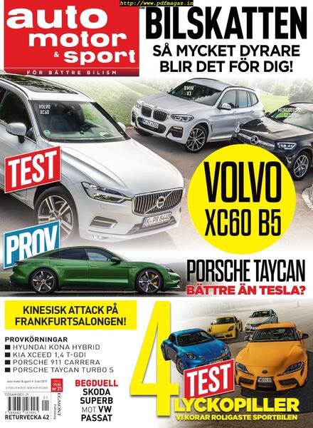 Auto Motor & Sport – 27 september 2019 Cover
