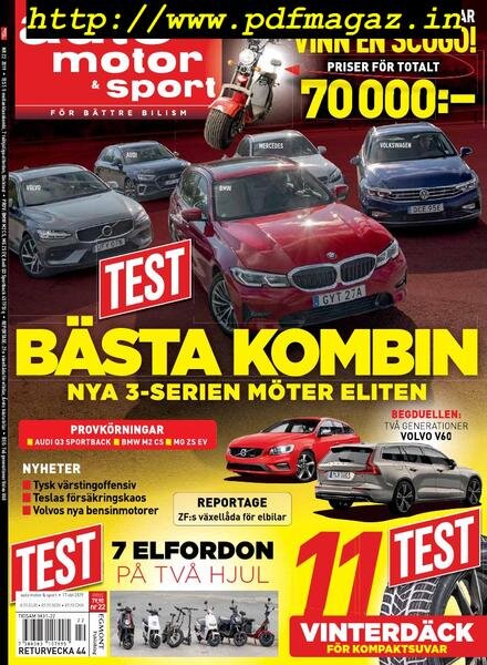 Auto Motor & Sport Sverige – 17 oktober 2019 Cover