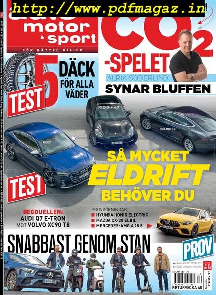 Auto Motor & Sport Sverige – 19 september 2019 Cover