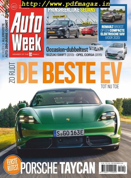 AutoWeek Netherlands – 02 oktober 2019 Cover