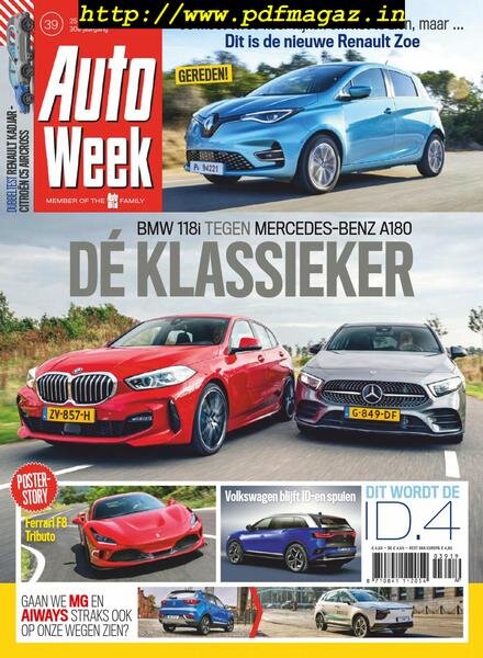 AutoWeek Netherlands – 25 september 2019 Cover