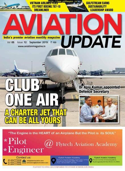 Aviation Update – September 2019 Cover