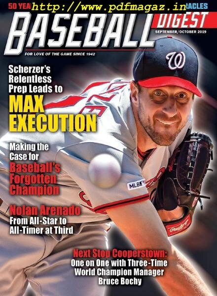 Baseball Digest – September-October 2019 Cover