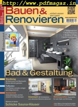 Bauen & Renovieren – Oktober 2019