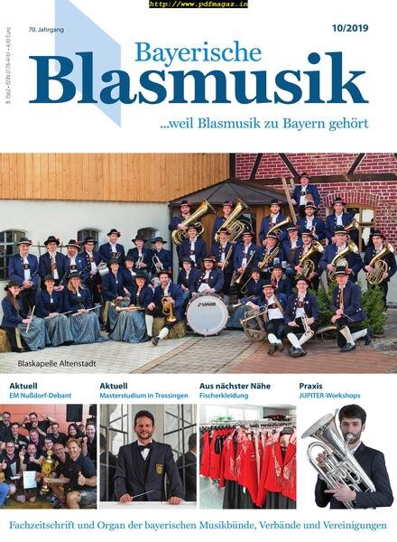 Bayerische Blasmusik – Oktober 2019 Cover