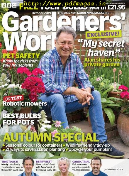BBC Gardeners’ World – October 2019 Cover