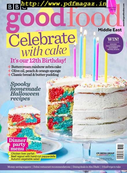 BBC Good Food Middle East – October 2019 Cover
