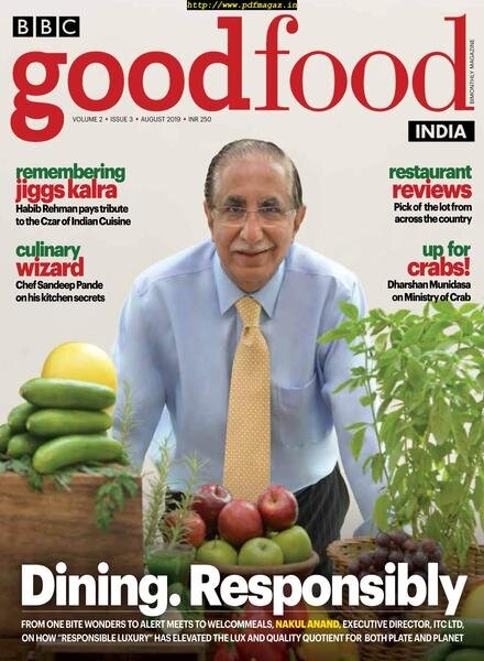 BBC GoodFood India – August 2019 Cover