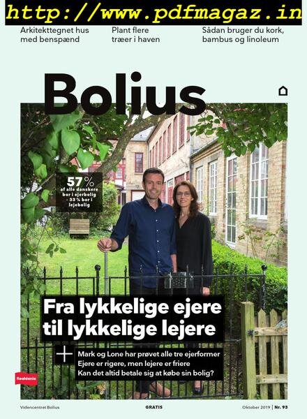 Bedre Hjem – oktober 2019 Cover