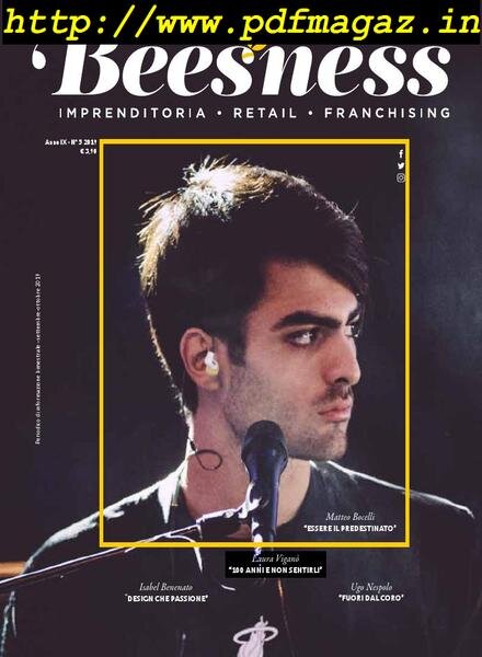 Beesness Magazine – Settembre-Ottobre 2019 Cover