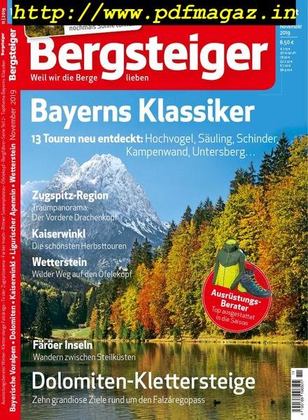 Bergsteiger – Oktober 2019 Cover