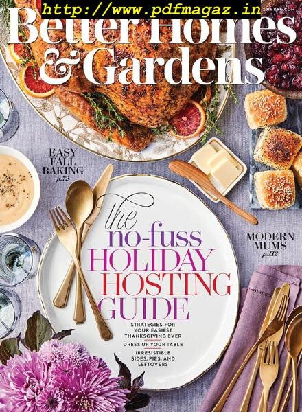 Better Homes & Gardens USA – November 2019 Cover