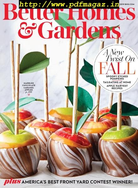 Better Homes & Gardens USA – October 2019 Cover