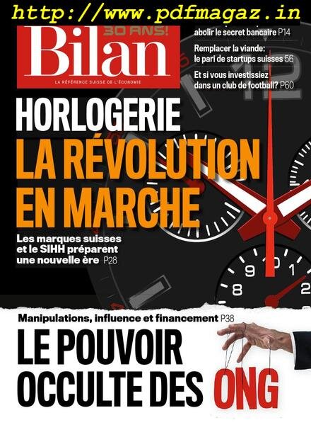 Bilan – 16 Octobre 2019 Cover