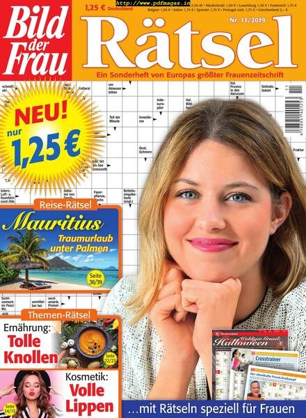 Bild der Frau Ratsel – November 2019 Cover