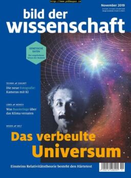 Bild der Wissenschaft – November 2019