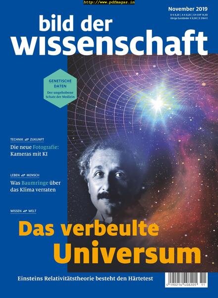 Bild der Wissenschaft – November 2019 Cover