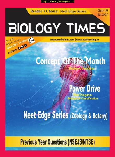 Biology Times – October 2019 Cover