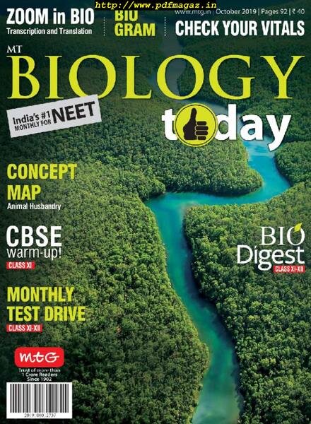 Biology Today – October 2019 Cover