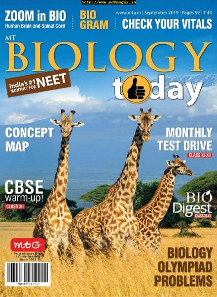 Biology Today – September 2019 Cover